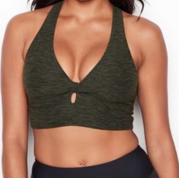 Size S Victoria's Secret gray an black workout sports bra - Picture 2 of 15